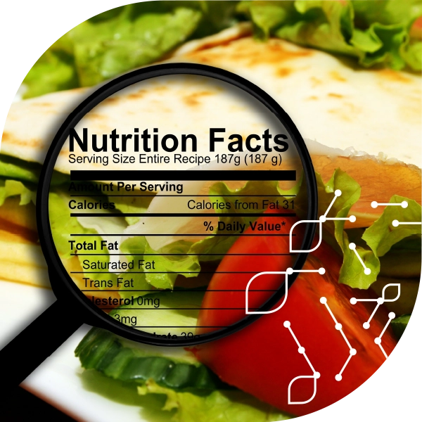 Nutrition label printing